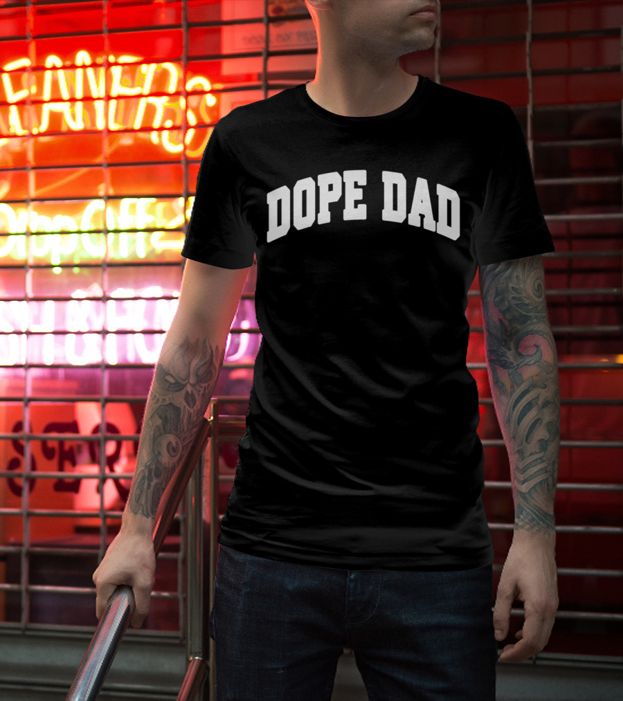 Mens Dope Dad Funny Novelty Birthday Day 35 T-Shirt