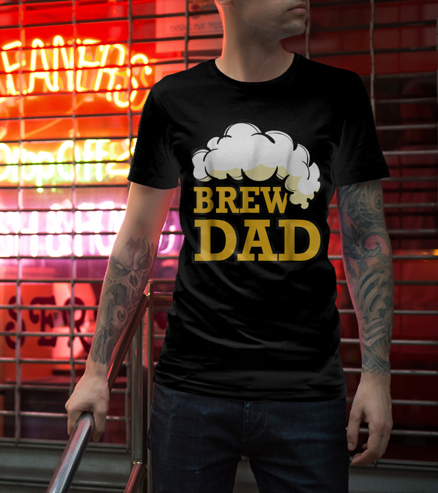 Brew Dad Beer Foam Festival Oktoberfest T-Shirt