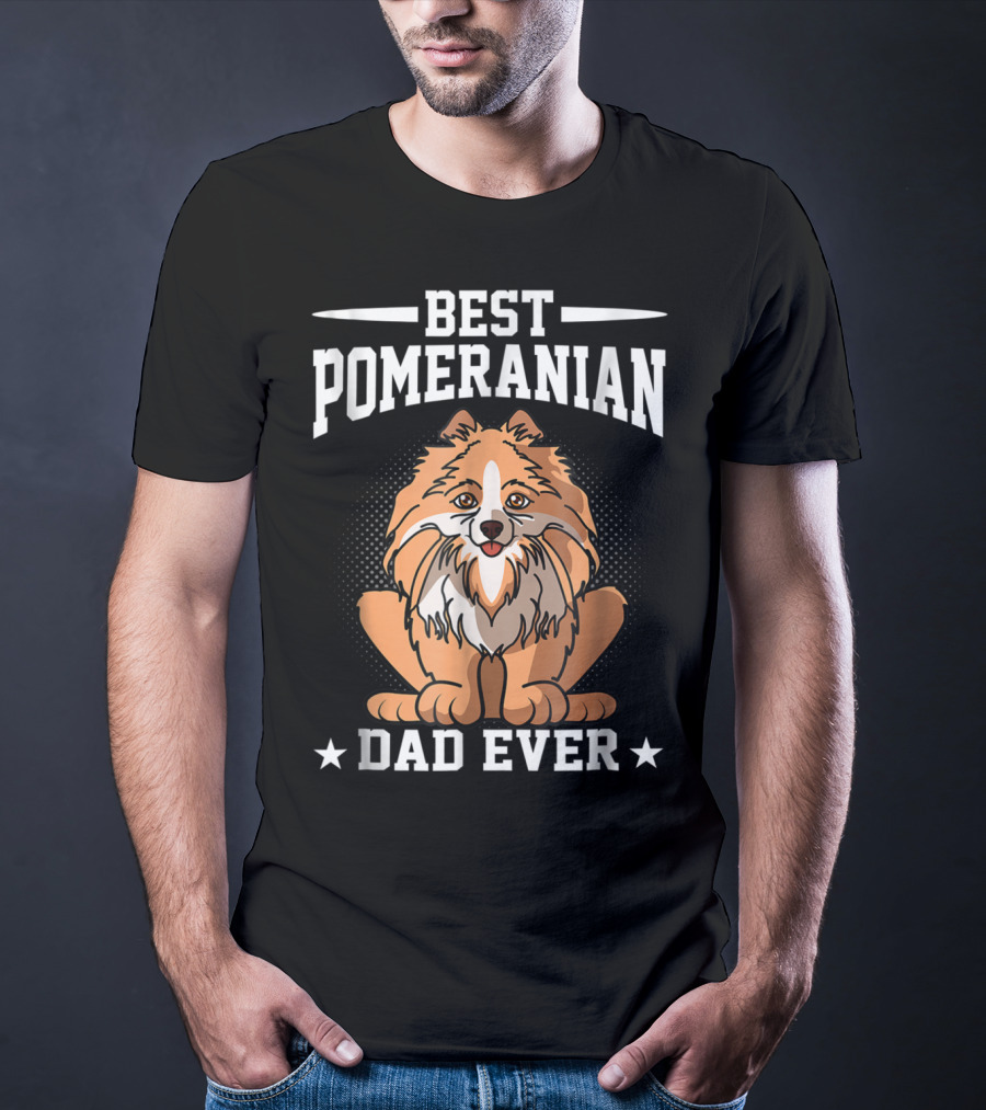 Best Pomeranian Dad Ever T-Shirt