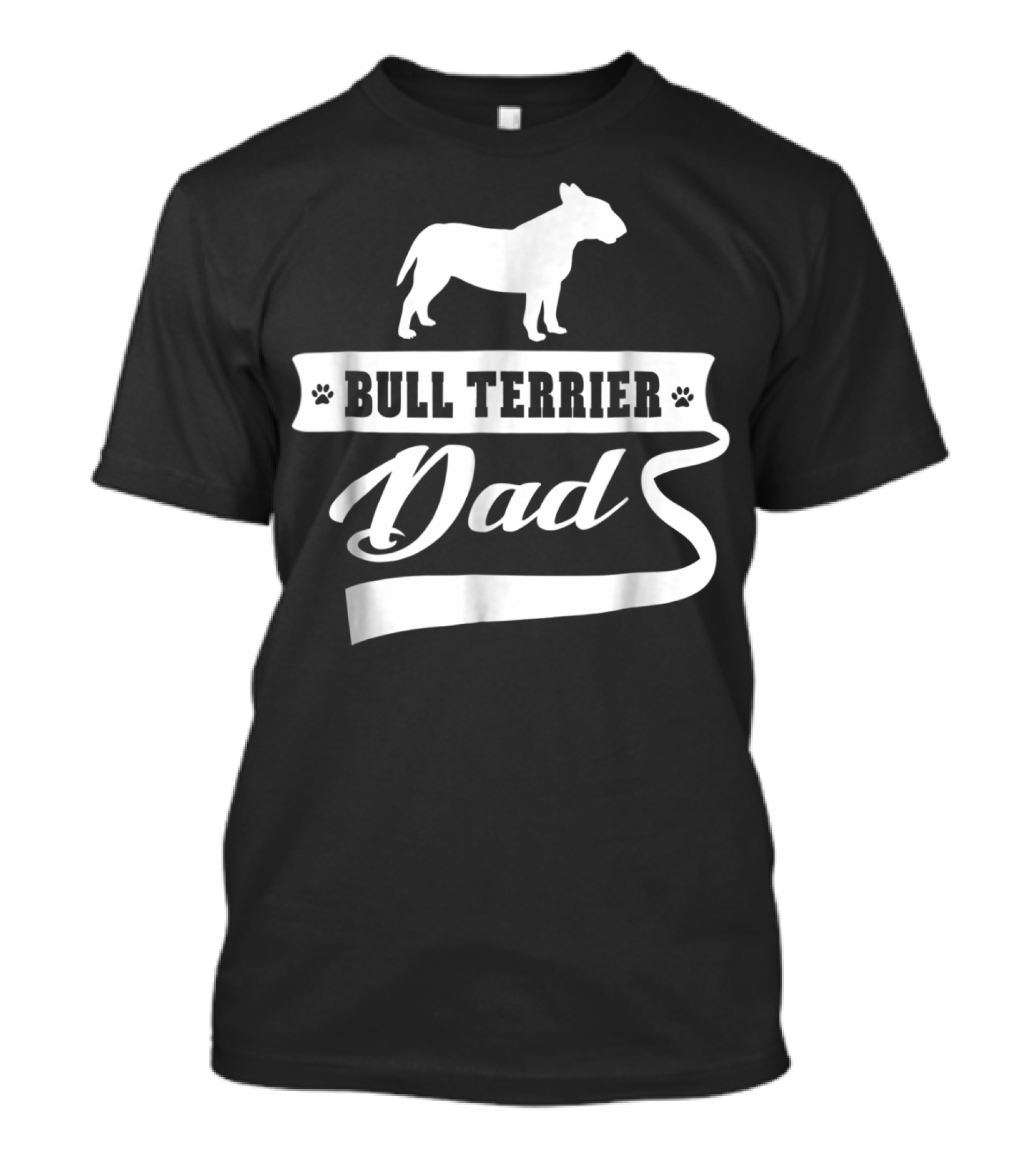 Bull Terrier Dad Mens Animal Dogs T-Shirt