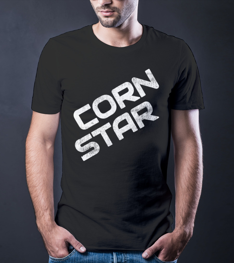 Corn Star Camo Funny Dad Cornhole Beer Toss For Fathers T-Shirt