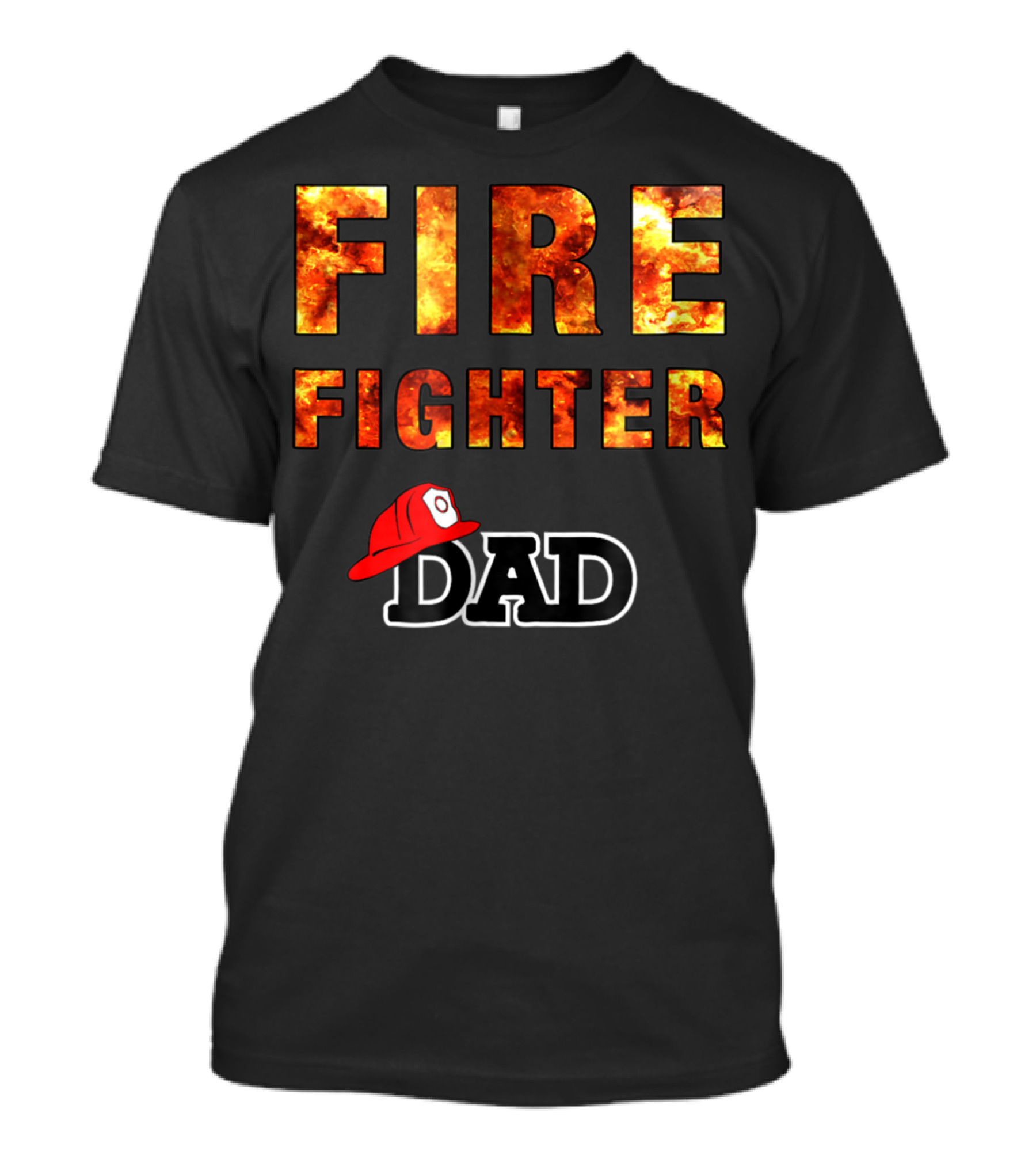 Fire Fighter Dad Awesome Firefighting Dk56 T-Shirt