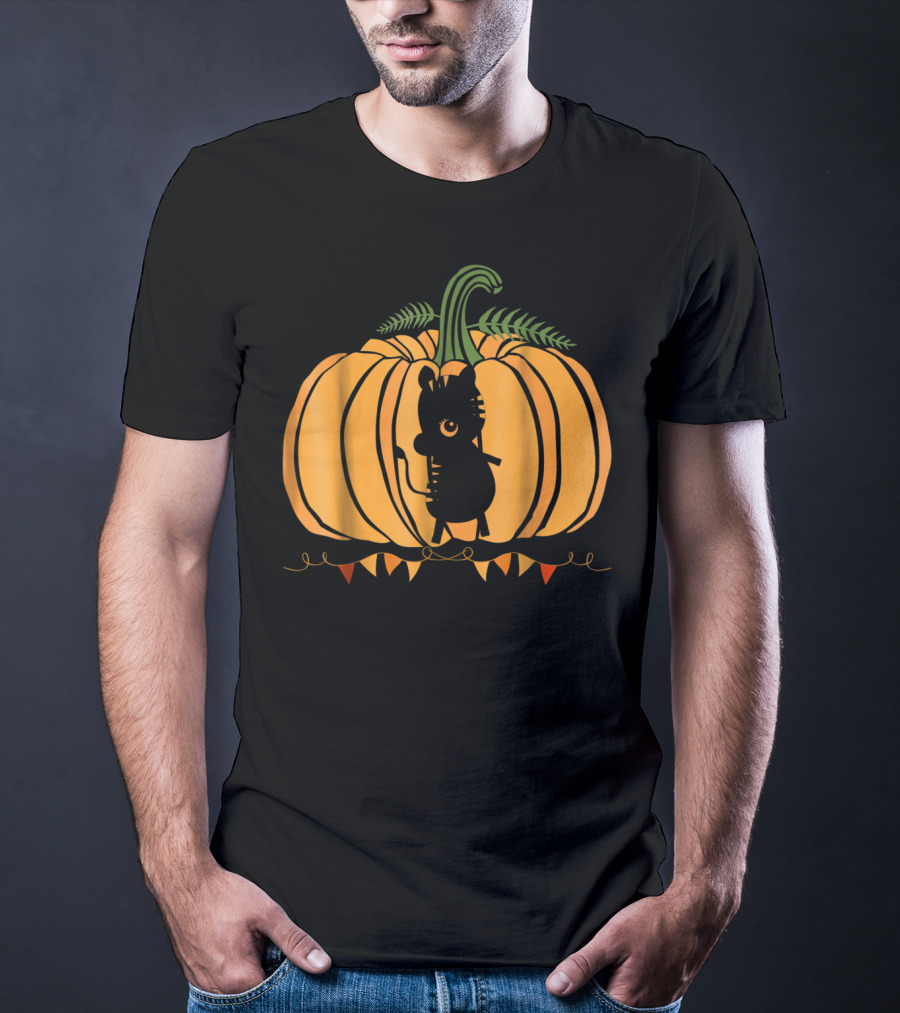 Animal Halloween Pumpkin Silhouette Dad Mom78 T-Shirt