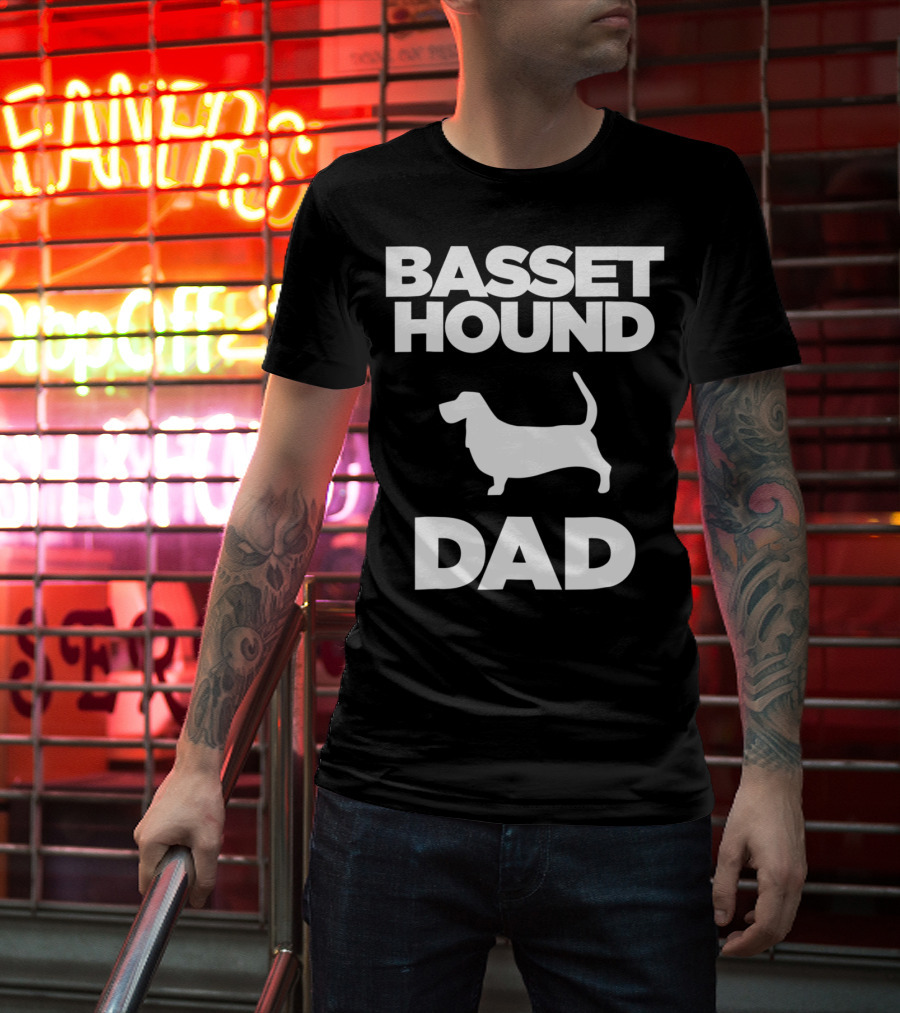 Basset Hound Dad T-Shirt