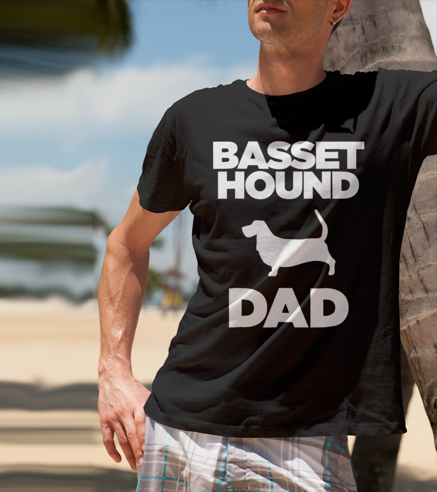 Basset Hound Dad T-Shirt