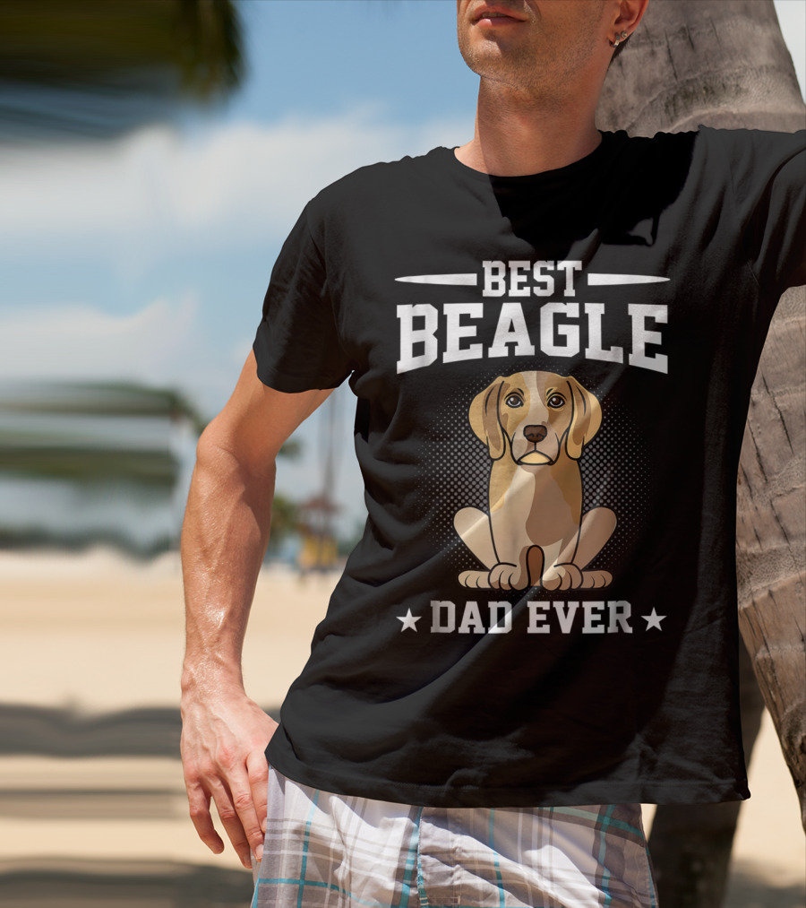 Best Beagle Dad Ever Dog Owner T-Shirt