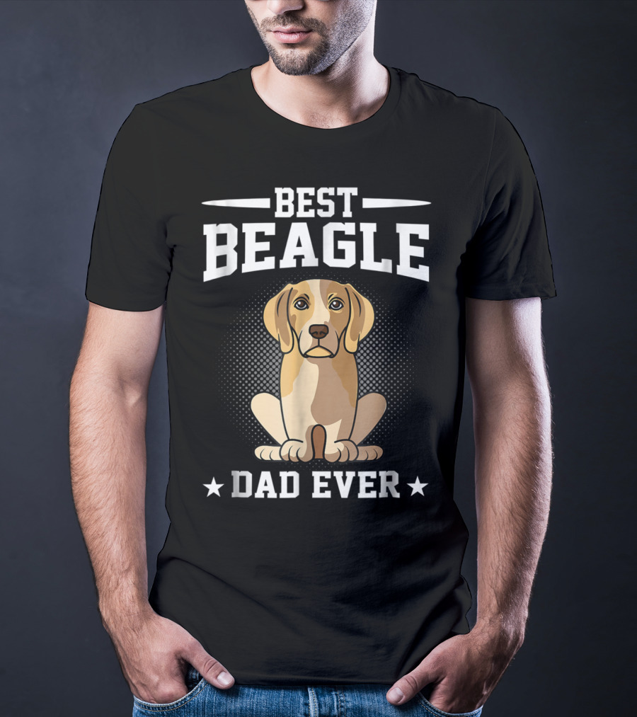 Best Beagle Dad Ever Dog Owner T-Shirt