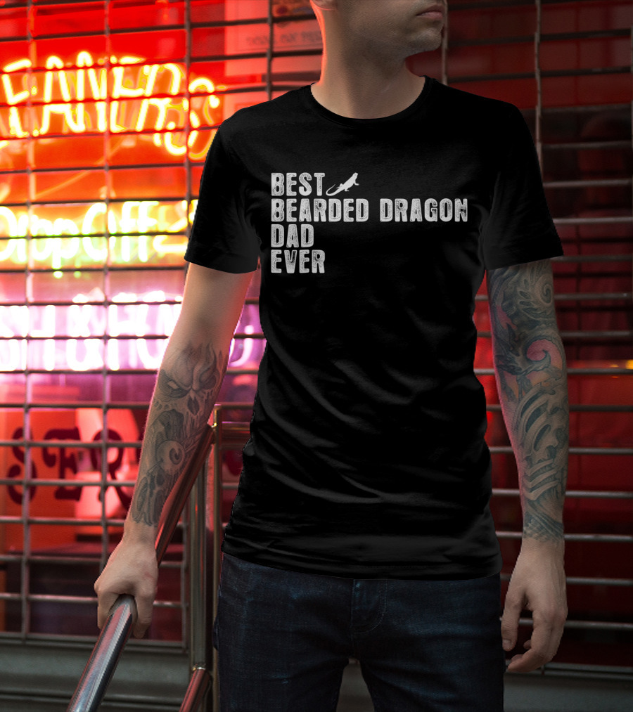 Best Bearded Dragon Dad Ever T-Shirt
