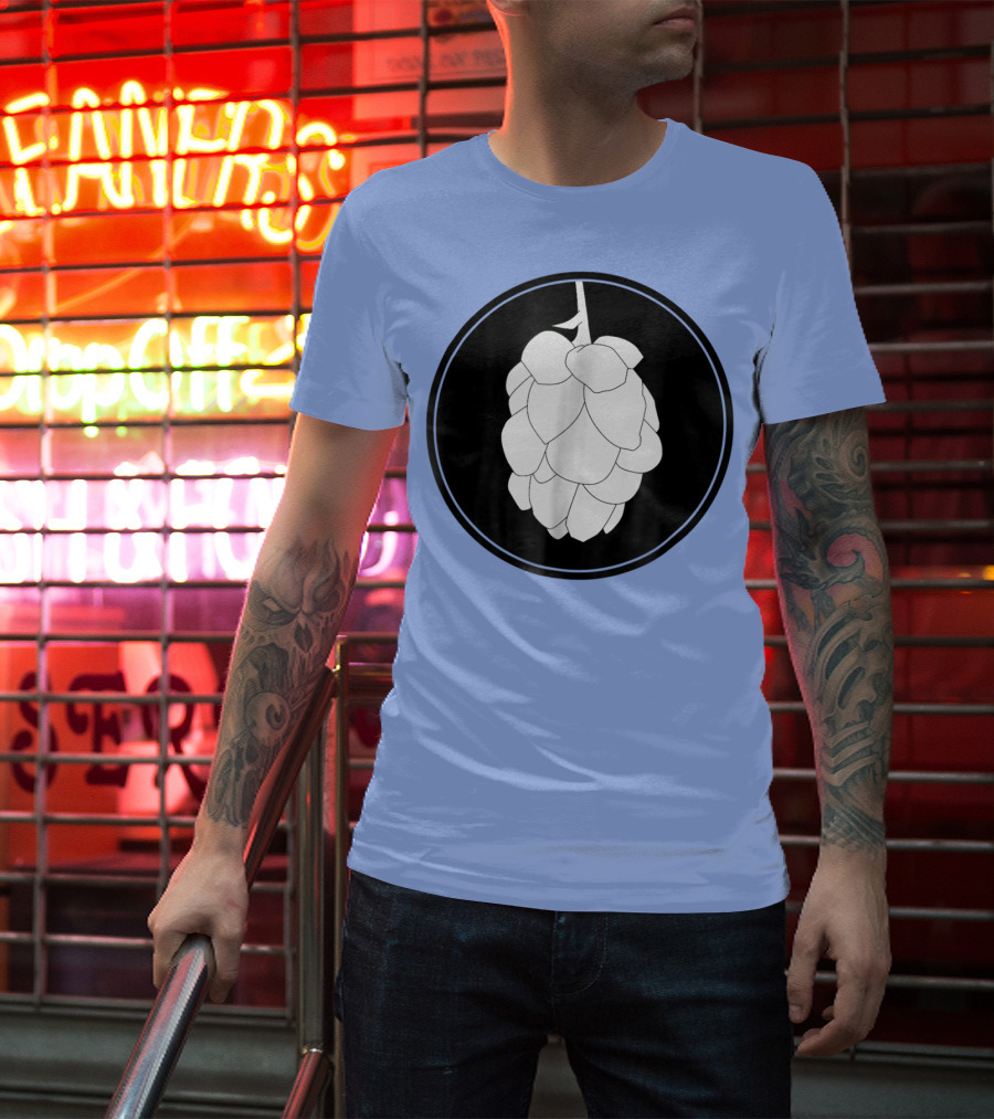 BIRTHDAY Craft Beer Hops Leaf Brewing Dad27 Hops Cone T-Shirt