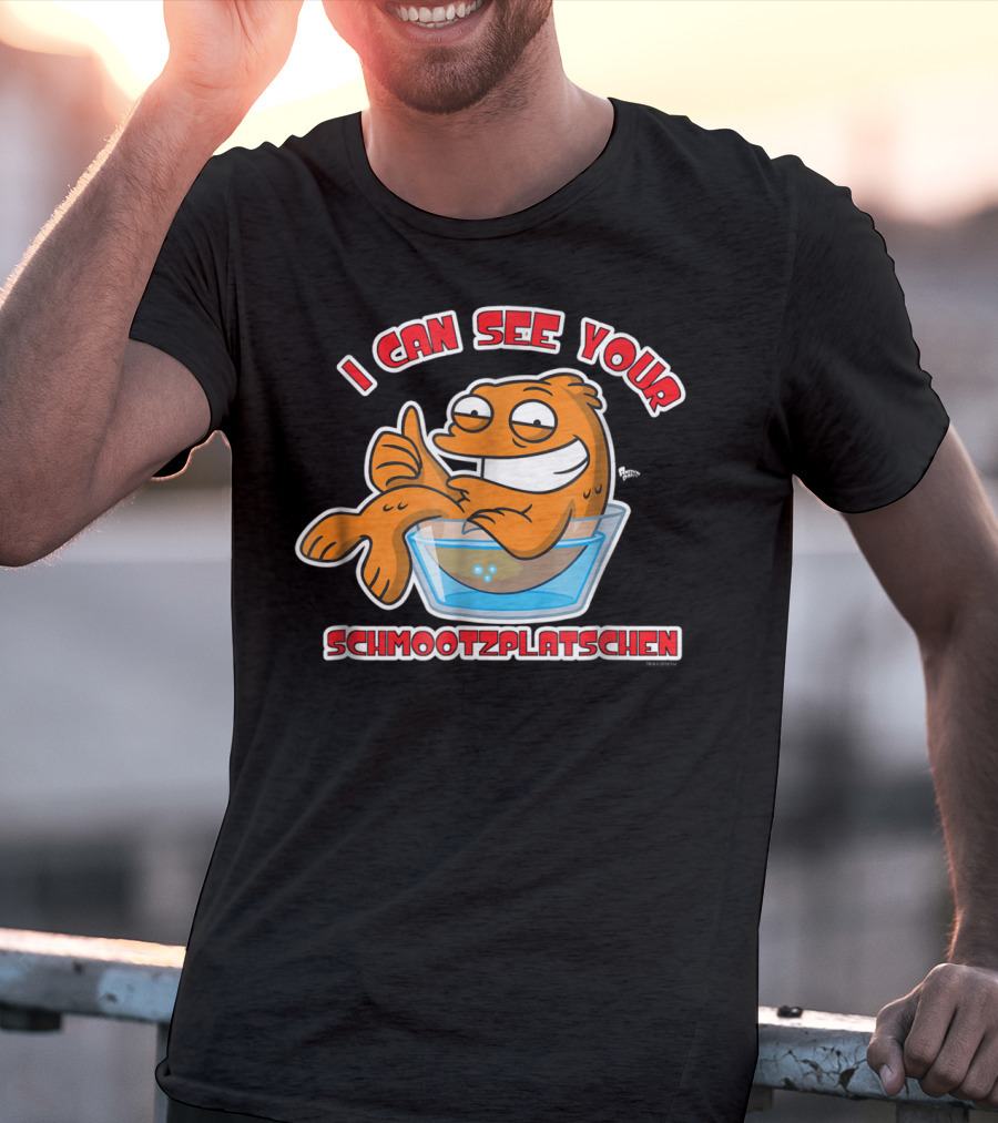 I Can See Your Schmootzplatschen American Dad Fish T-Shirt