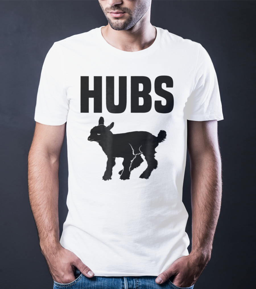 Hubs Baby Goat For Husband Wife Dad T-Shirt
