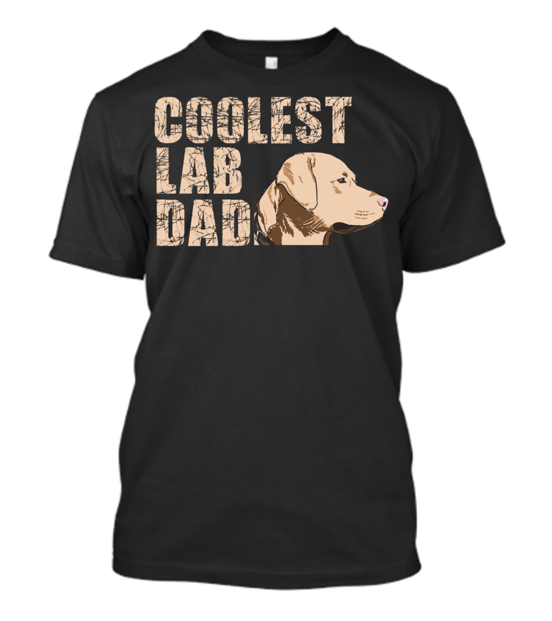 Coolest Lab Dad Dog Labrador Retriever Dad T-Shirt