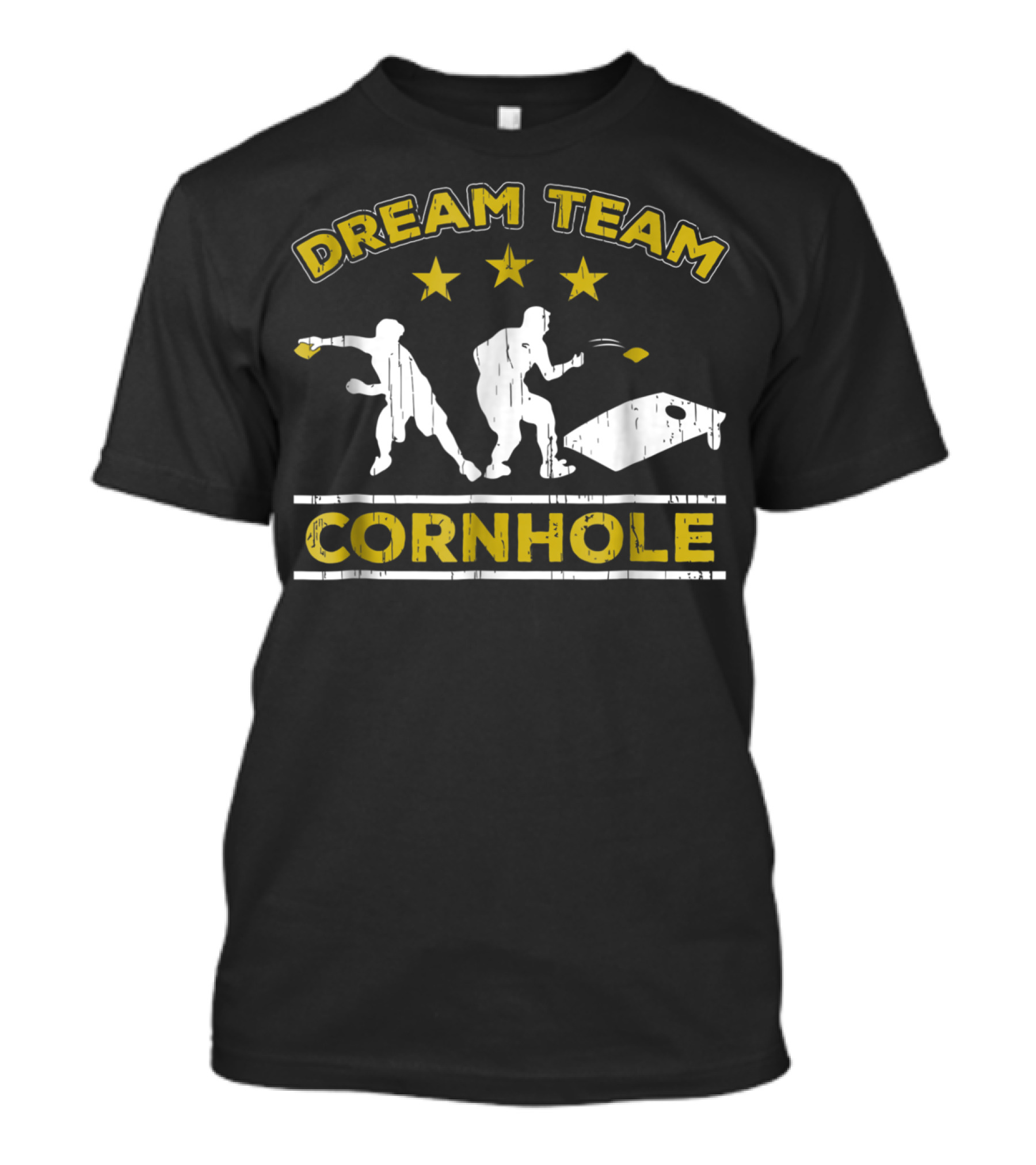 Dream Team Cornhole Bean Bag Game Summer Dad Papa45 T-Shirt