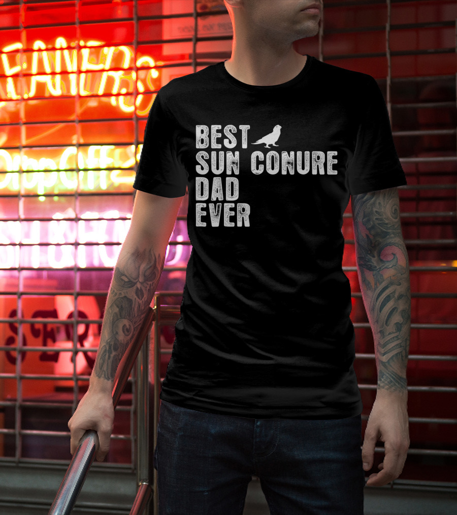 BEST SUN CONURE DAD EVER BIRD ICONIC T-Shirt