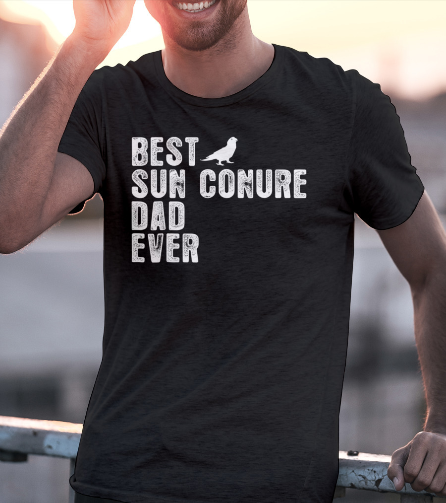 BEST SUN CONURE DAD EVER BIRD ICONIC T-Shirt