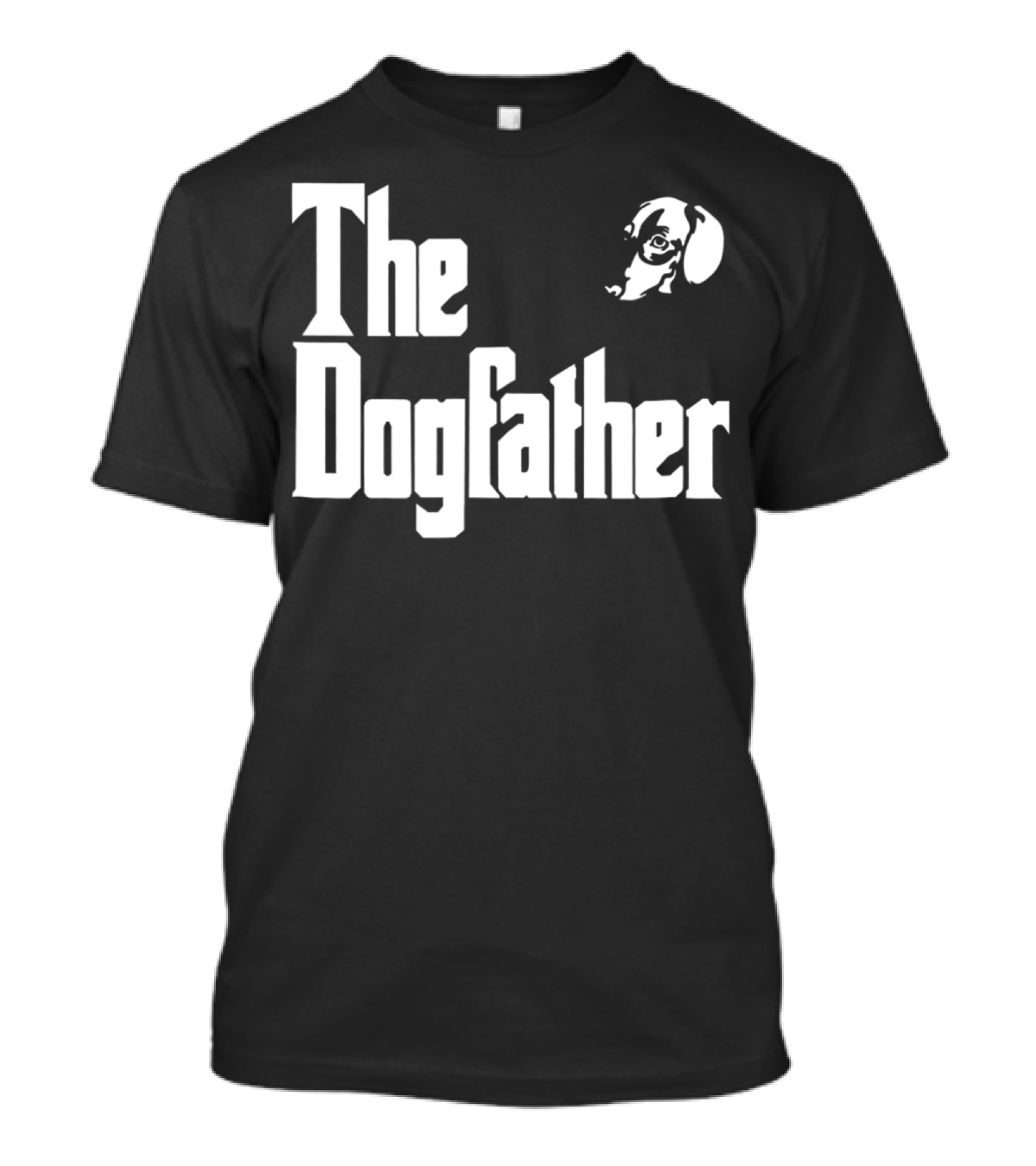 Dachshund Dad The Dogfather Birthday Gift T-Shirt