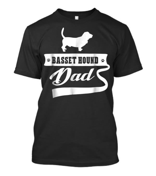 Basset Hound Dad Dog Mens Animal Dogs T-Shirt