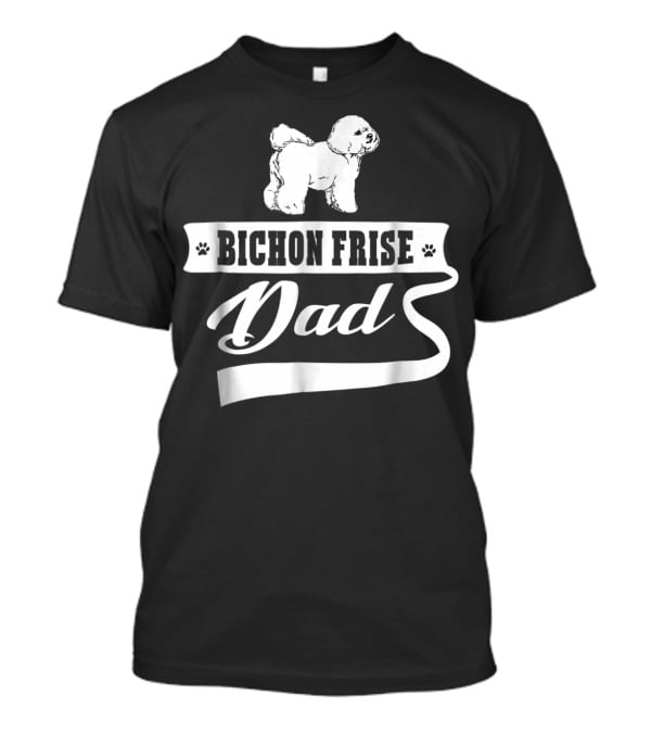 Bichon Frise Dad Mens Animal Dogs T-Shirt