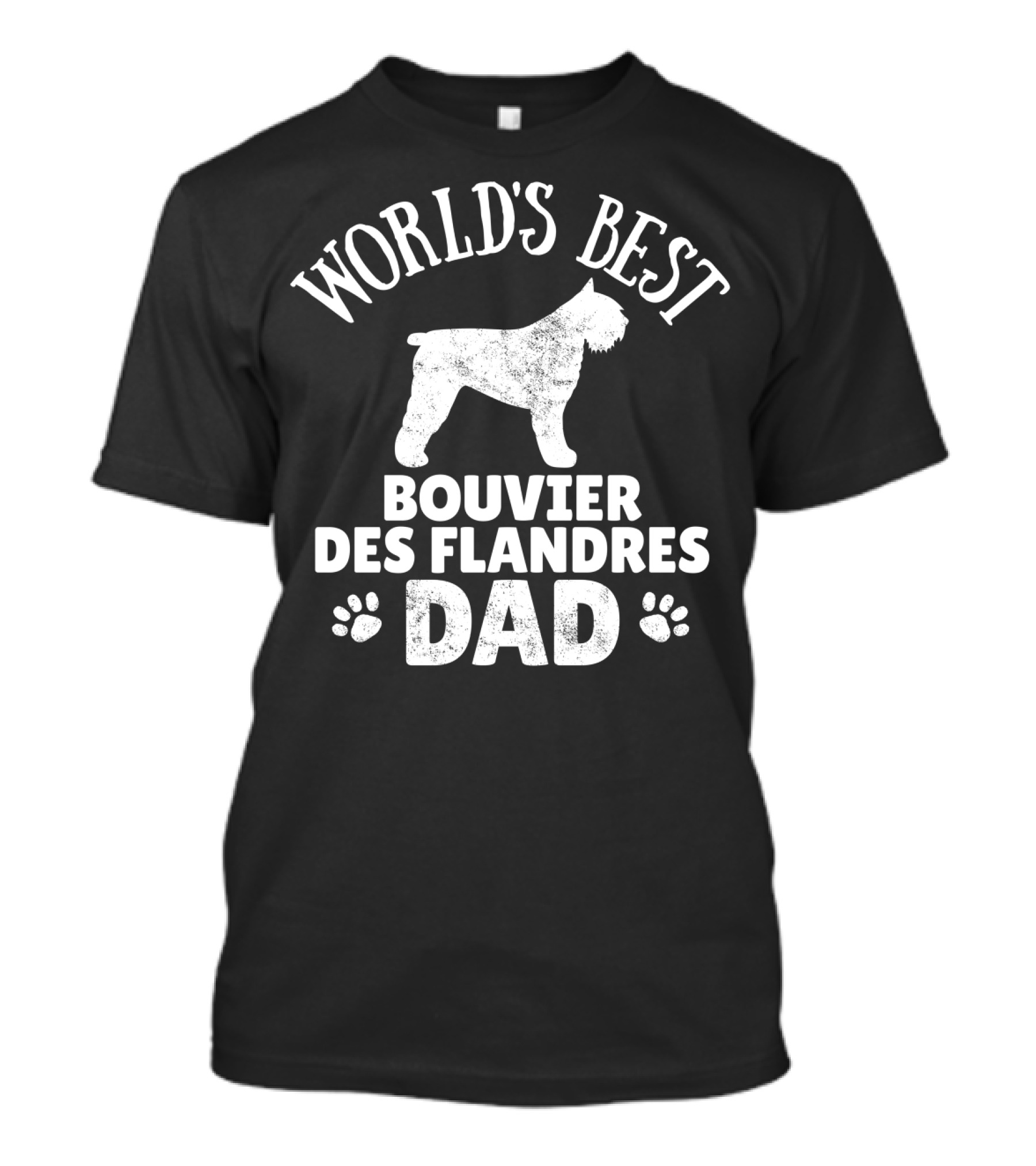 World's Best Bouvier Des Flandres Dad T-Shirt