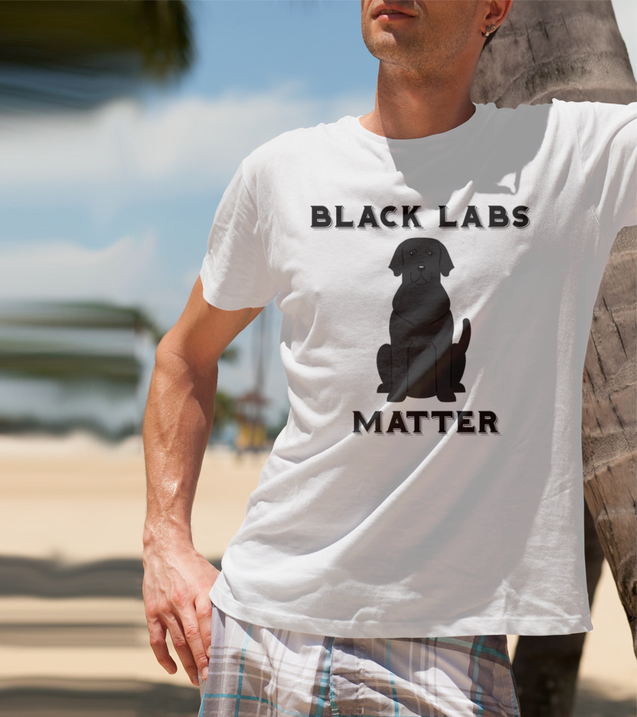 Black Labs Matter Chocolate Labrador Go30 T-Shirt