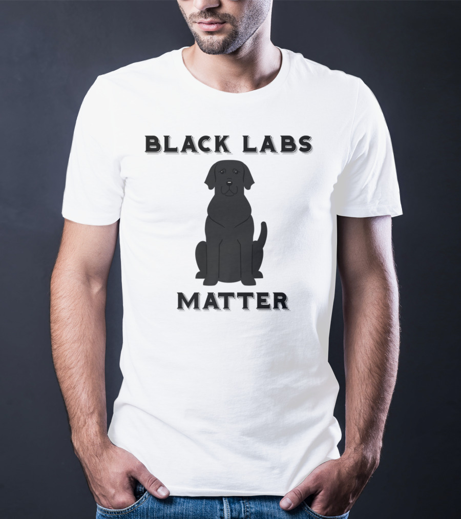Black Labs Matter Chocolate Labrador Go30 T-Shirt