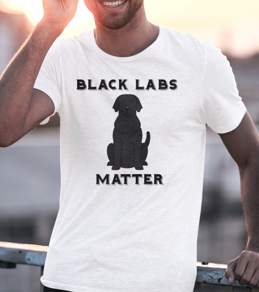 Black Labs Matter Chocolate Labrador Go30 T-Shirt
