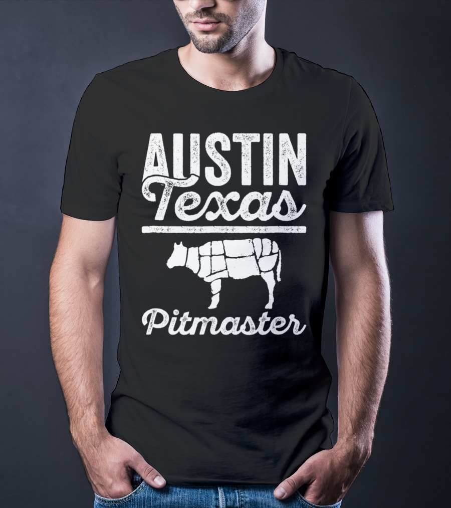 Austin Texas Pitmaster BBQ Dad For 82 T-Shirt