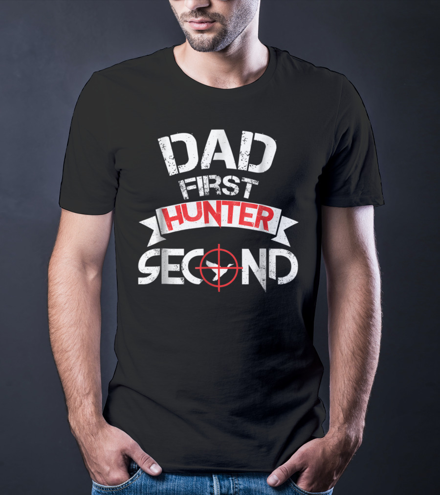 Dad First Hunter Second Duck Hunting Dad Idea15 T-Shirt