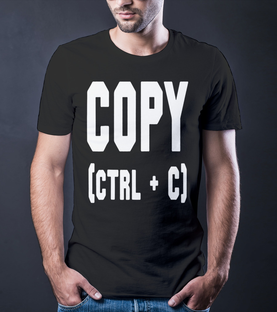 Best Funny Birthday Dad Papa From Sons Copy Ctrl + C 76 T-Shirt