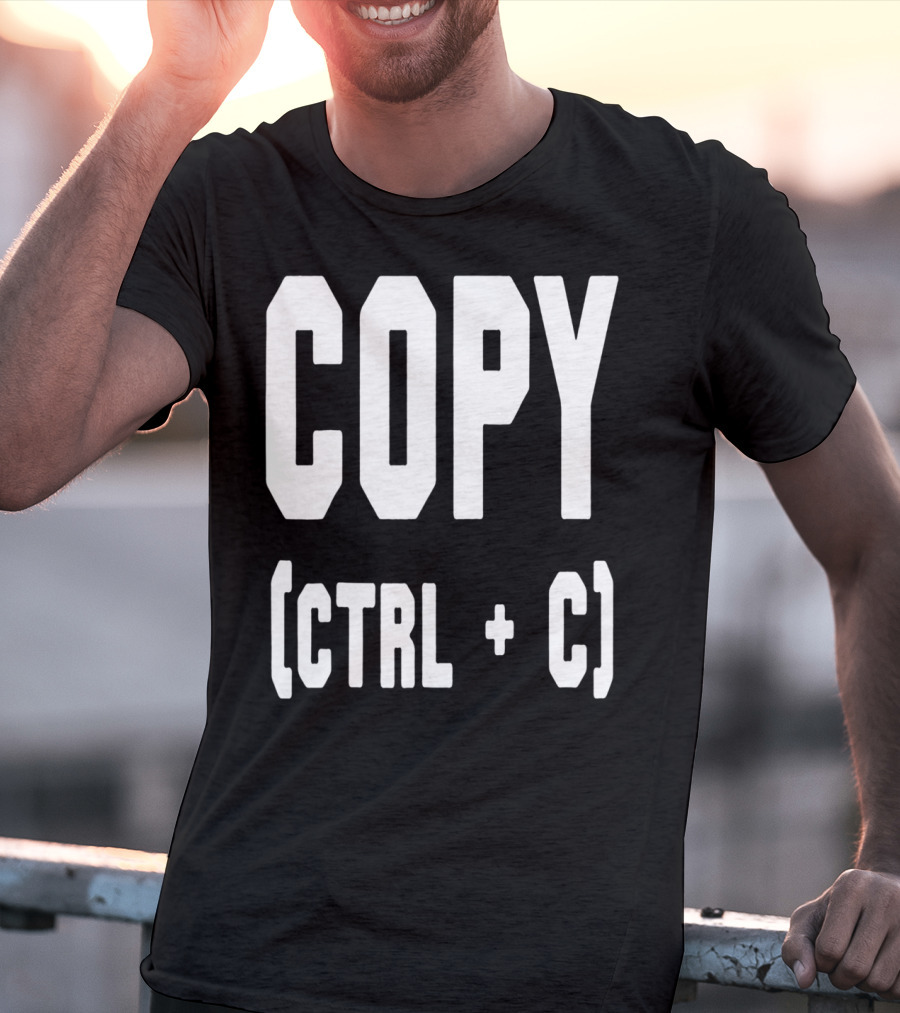 Best Funny Birthday Dad Papa From Sons Copy Ctrl + C 76 T-Shirt
