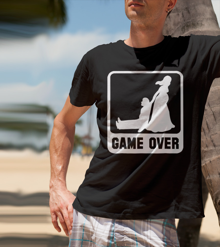 Game Over Wedding Humor T-Shirt