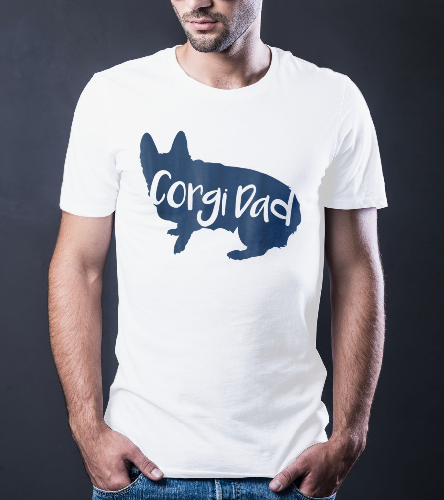 Corgi Dad CorgiLover Dog T-Shirt