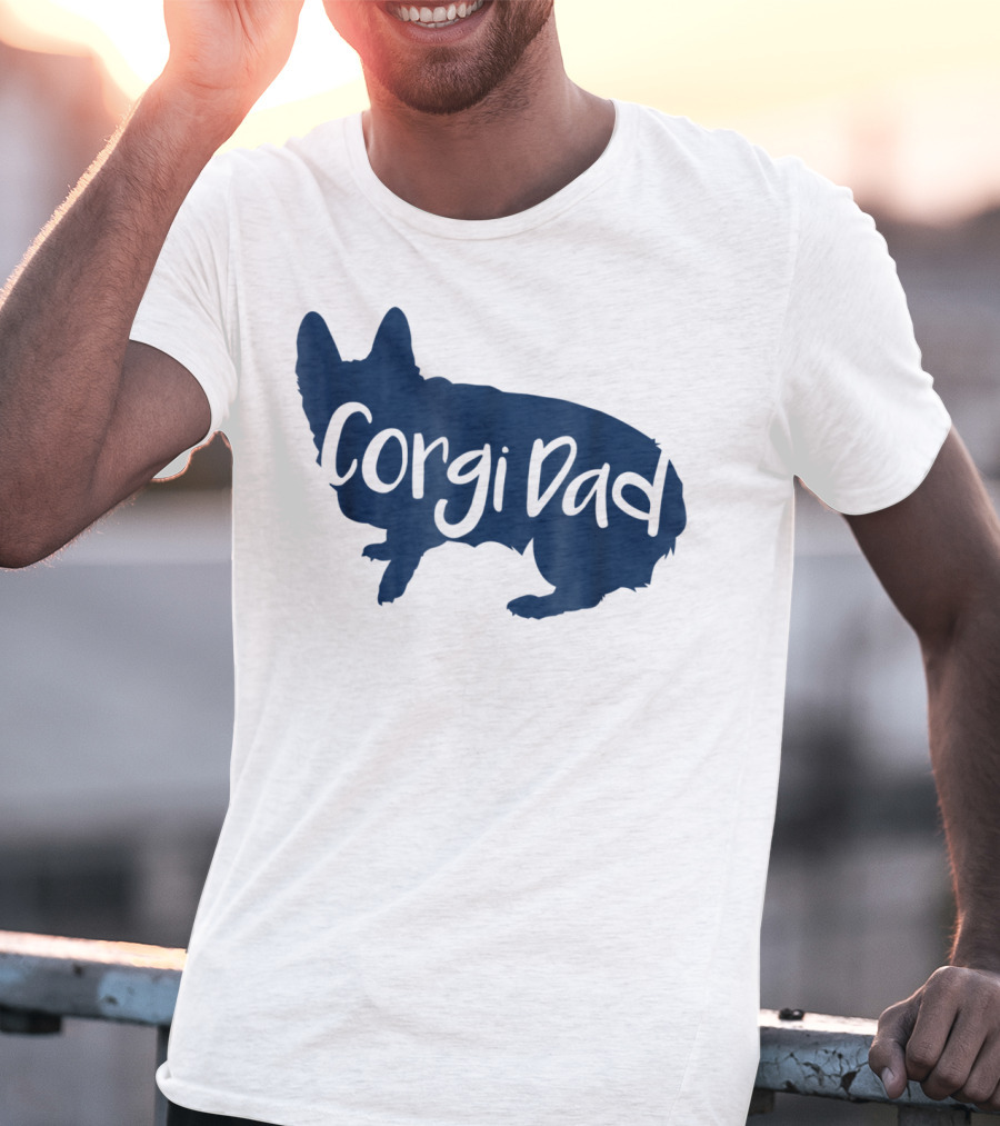 Corgi Dad CorgiLover Dog T-Shirt
