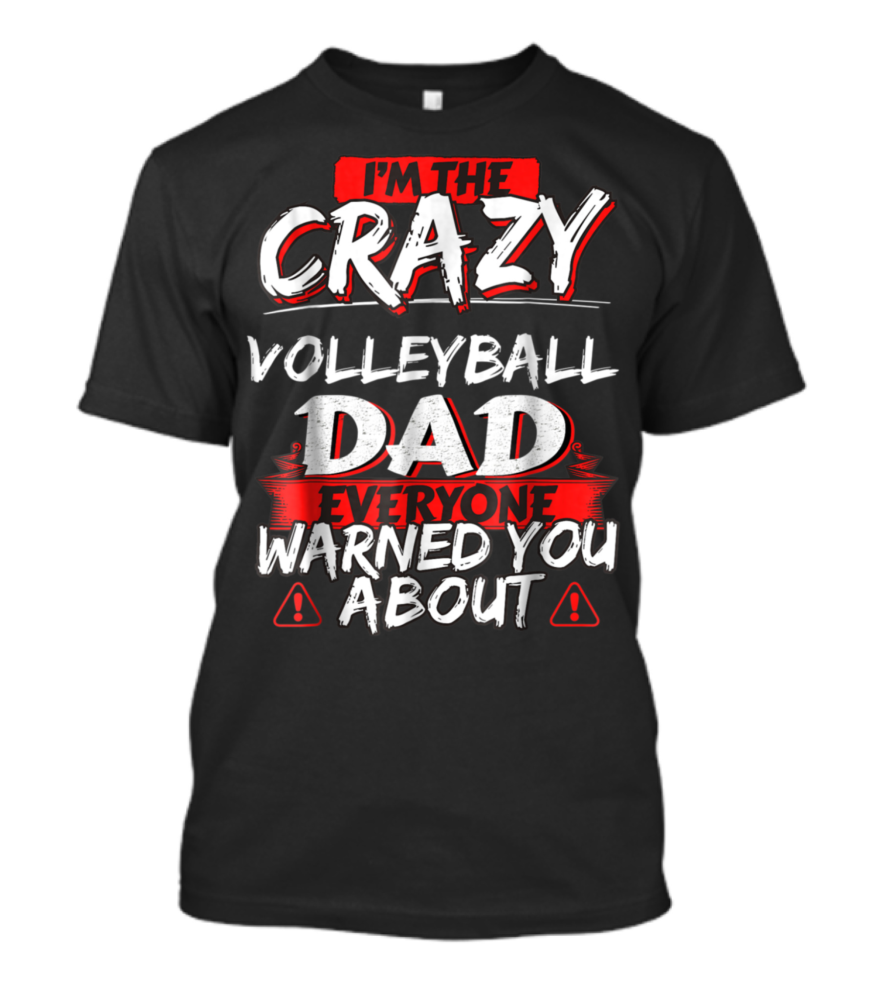 I'm The Crazy Volleyball Dad Everyone Warned You About T-Shirt