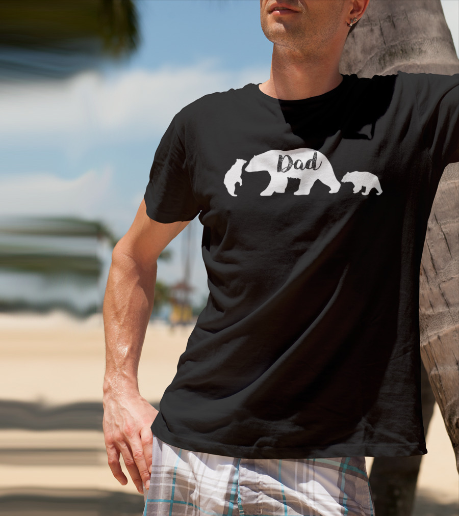 Dad Bear With Bear Cubs T-Shirt