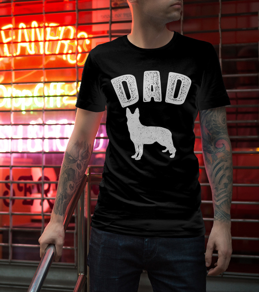 DAD GERMAN SHEPARD Matching Family T-Shirt