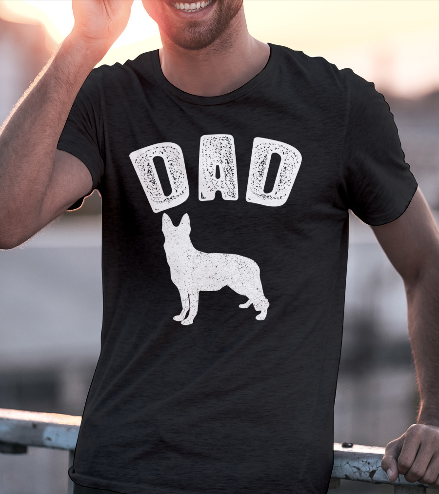 DAD GERMAN SHEPARD Matching Family T-Shirt