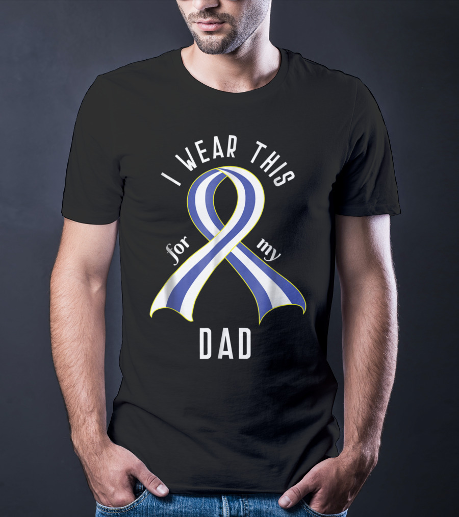 I Wear This ALS Awareness Ribbon For My Dad T-Shirt