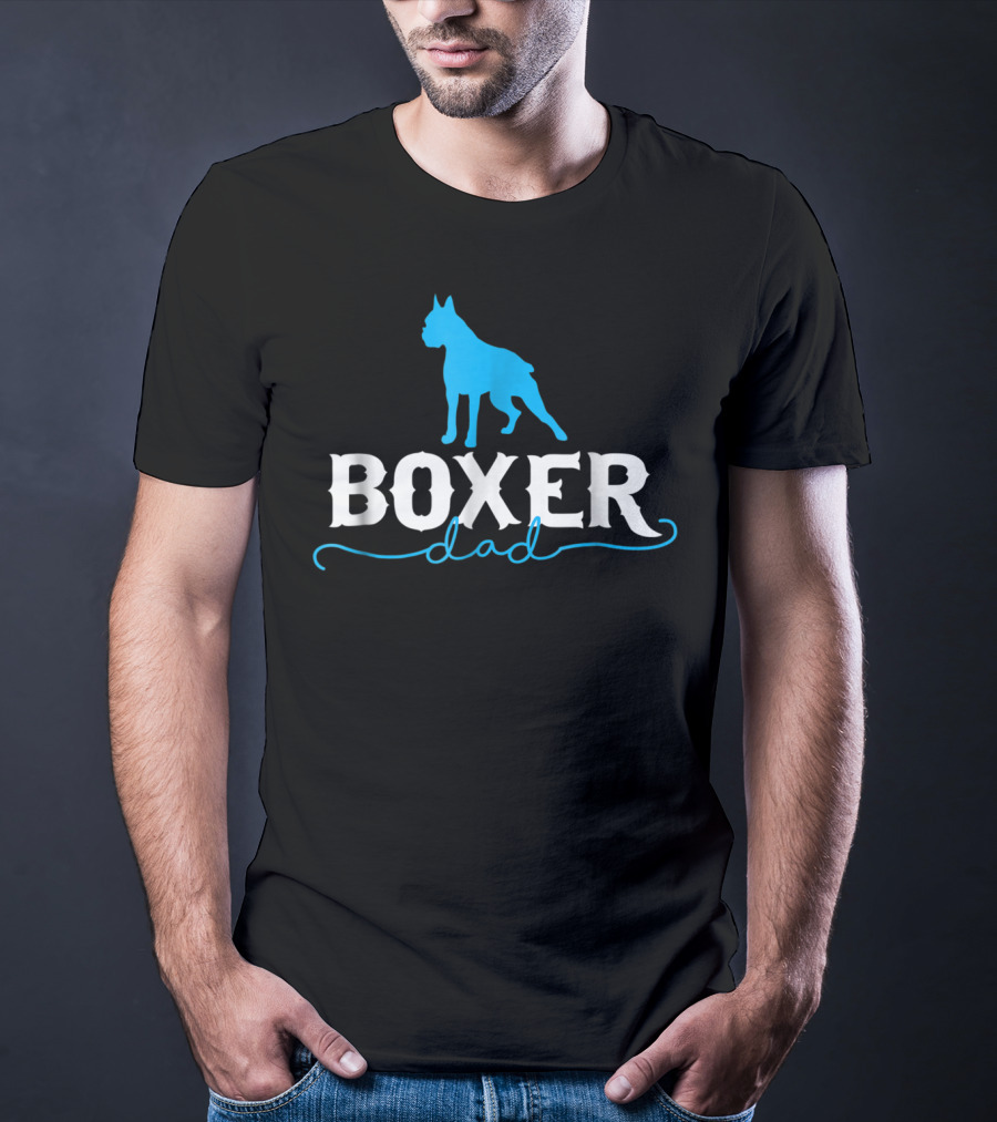 Boxer Dog Dad T-Shirt