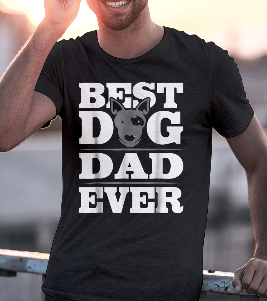 Best Dog Dad Ever Dog Lover Puppy Parent Dog Rescue Dad T-Shirt