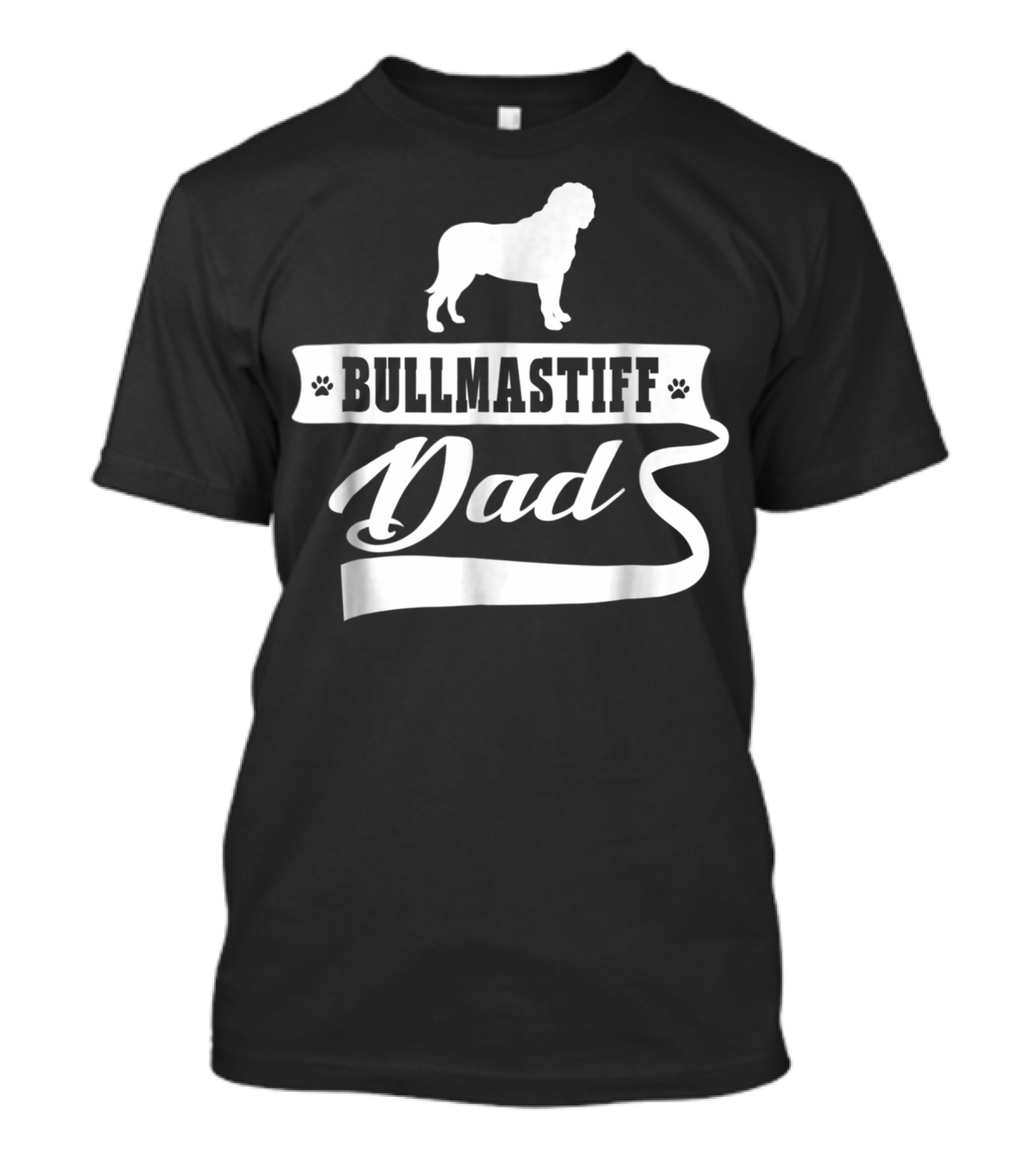 Bullmastiff Dad Dog Mens Animal Dogs T-Shirt