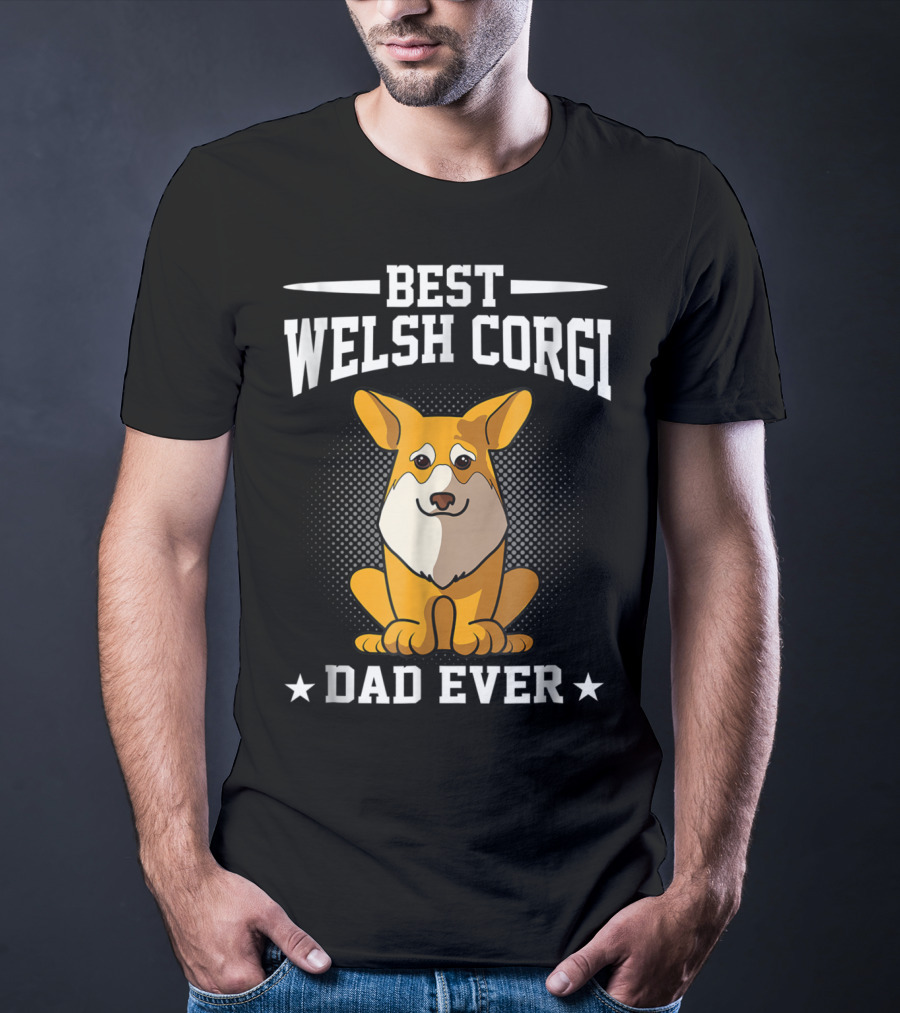 Best Welsh Corgi Dad Ever T-Shirt