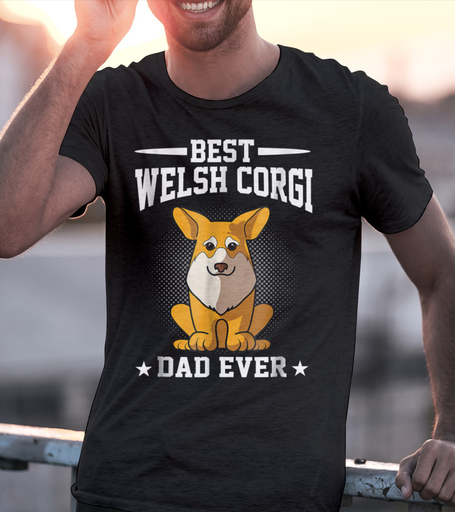 Best Welsh Corgi Dad Ever T-Shirt