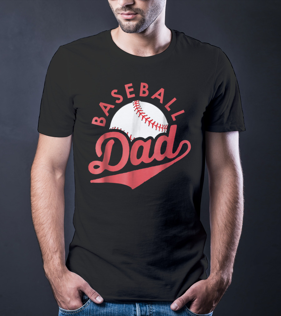 Baseball Dad Funny Softball T-Shirt