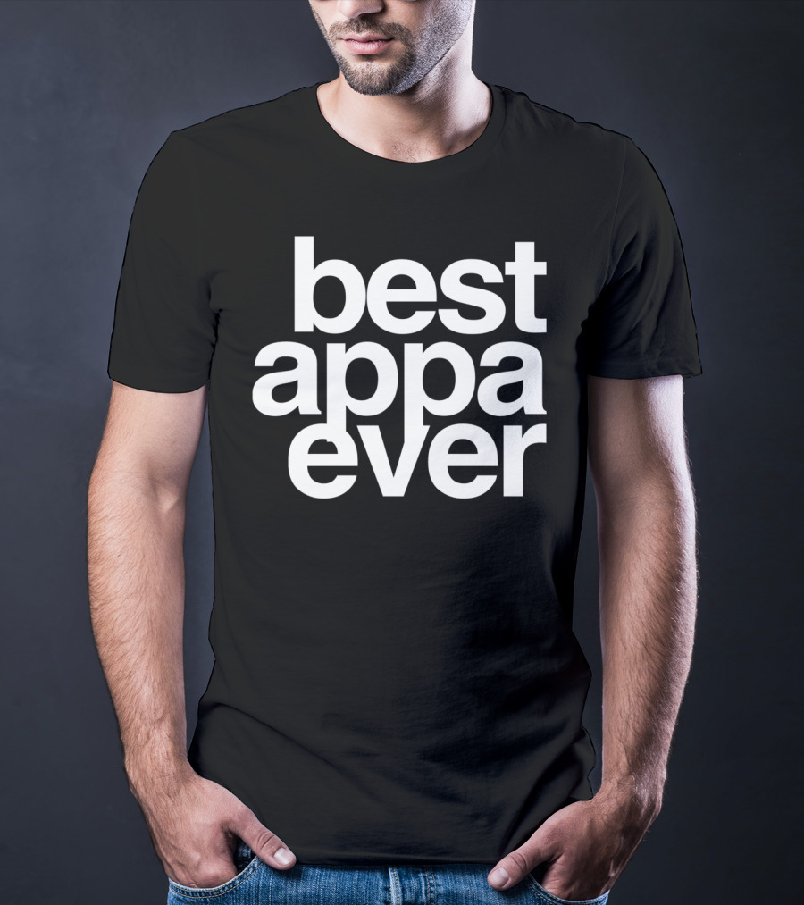 Best Appa Ever Korean Dad T-Shirt
