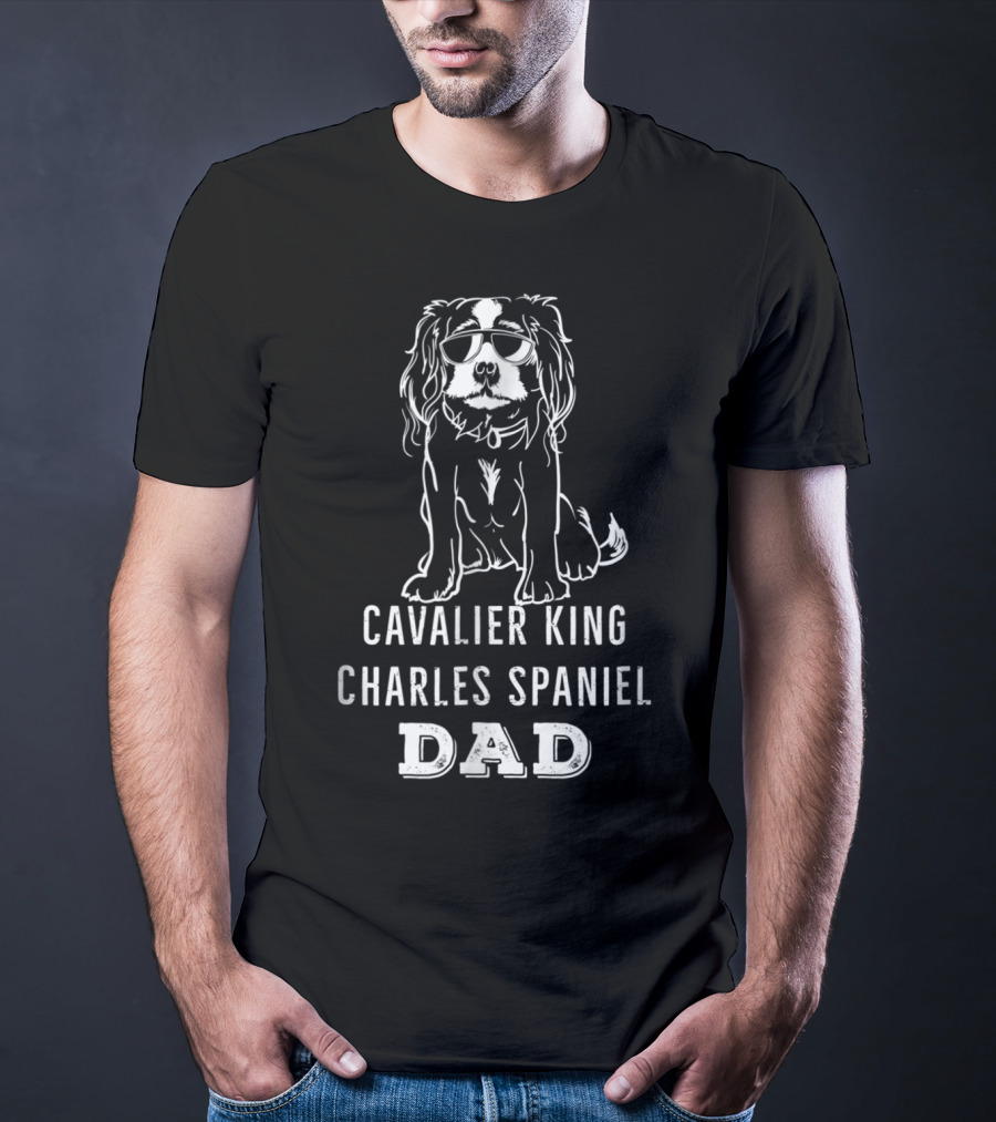 Cavalier King Charles Spaniel Dad T-Shirt