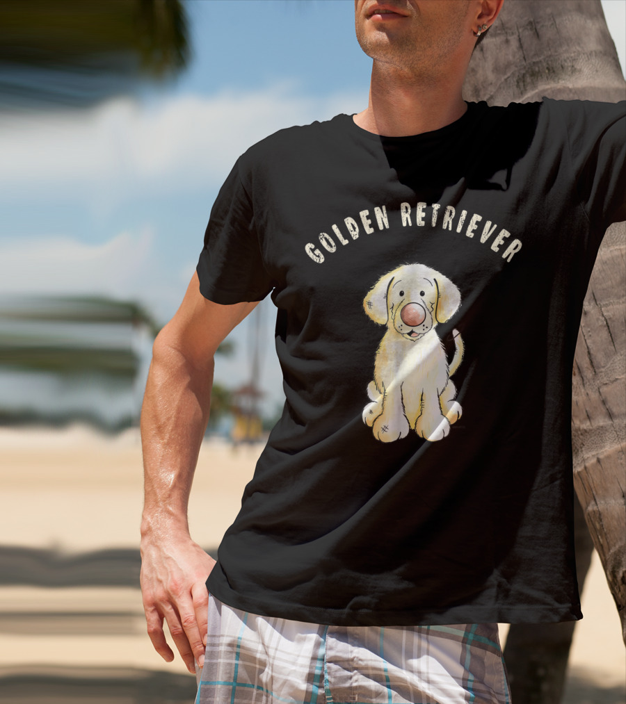 Golden Retriever Puppy For Dog Mom Or Dad T-Shirt