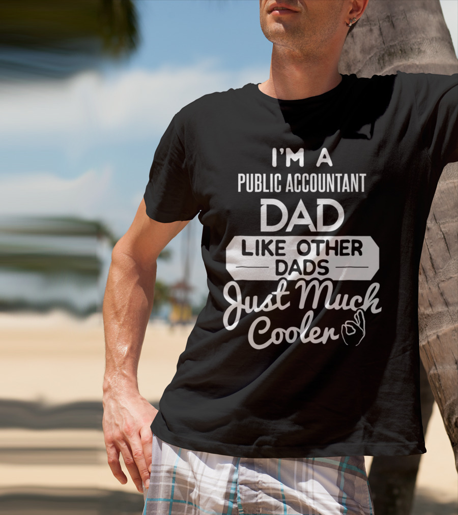 I'm A Public Accountant Dad Like Other Dads Just Much Cooler T-Shirt