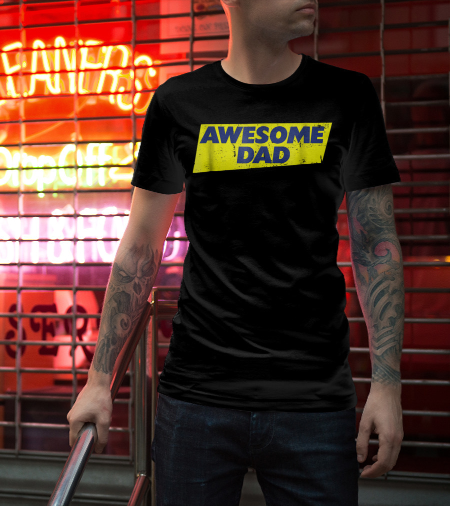 AWESOME DAD Vintage Style Design59 T-Shirt