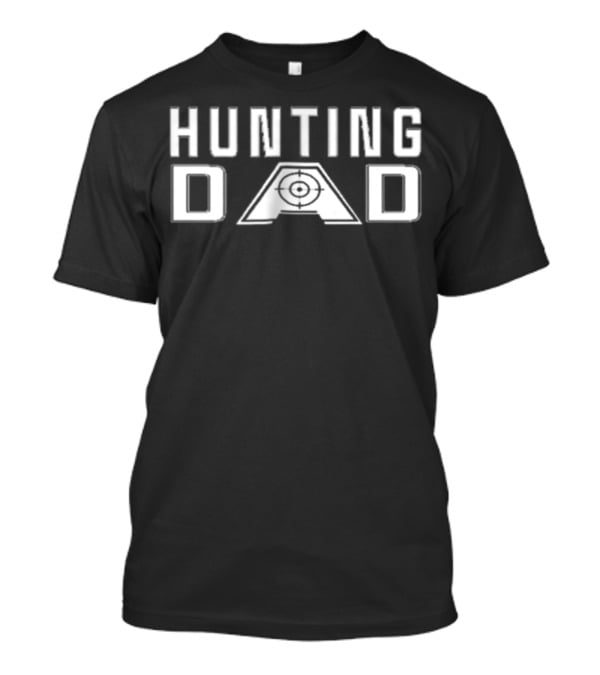 Hunting Dad Target Design For Men T-Shirt